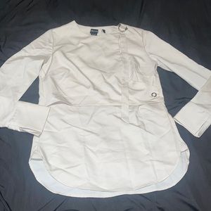 New Guess Marciano Sleeve Wrap Dressy Blouse Top Long Sleeve XS